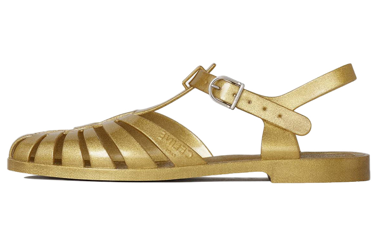 CELINE PVC Sandal 'Gold Roman' 337347000C.35OR
