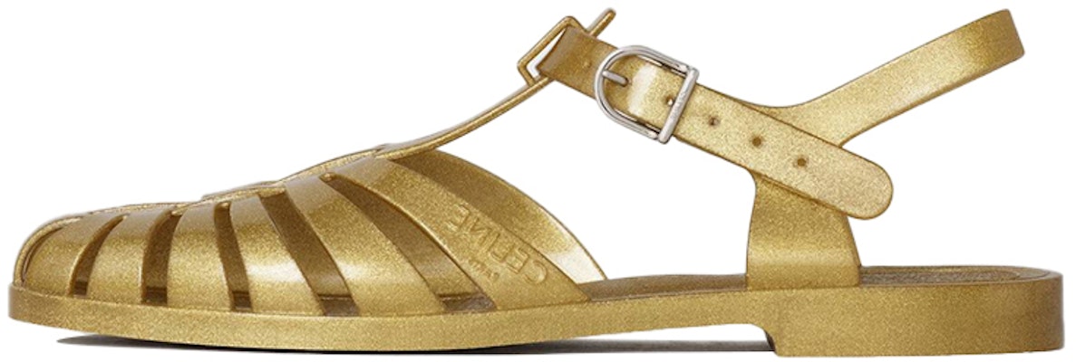 CELINE PVC Sandal 'Gold Roman' 337347000C.35OR Buy CELINE PVC Sandal 'Gold Roman' 337347000C.35OR