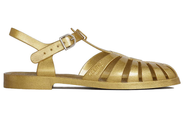 Order セリーヌ PVC サンダル 「ゴールドローマン」 337347000C.35OR