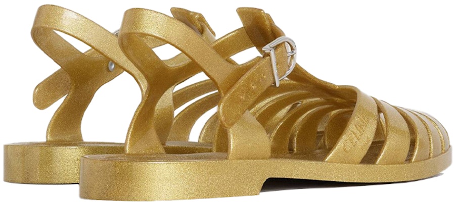 CELINE PVC 凉鞋 '金色罗马' 337347000C.35OR Shop CELINE PVC 凉鞋 '金色罗马' 337347000C.35OR