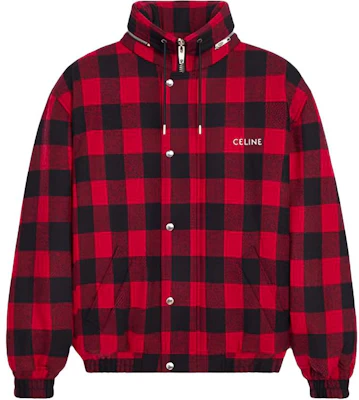 Celine 紅字印花寬版可拆連帽拉鍊外套 2W404018F-27RB Buy Celine 紅字印花寬版可拆連帽拉鍊外套 2W404018F-27RB
