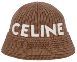 CELINE Seamless Cashmere Fisherman Hat Brown for Men 2A47T384D-02CM CELINE Seamless Cashmere Fisherman Hat Brown for Men 2A47T384D-02CM