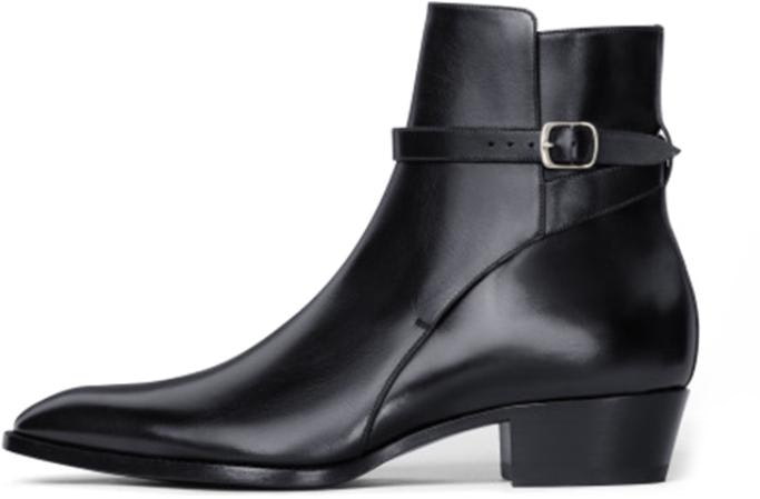 celine-shiny-calfskin-ankle-boots-black-346613174-c-38-no