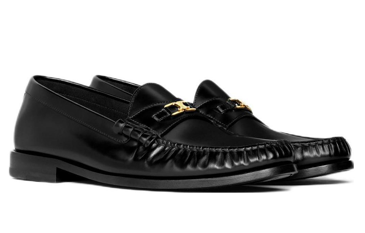 CELINE Slip-On Loafer 'Black Leather' 圖 3