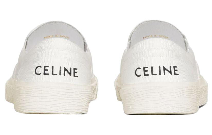 Lookbook CELINE Slip-On Low Top ''Verwaschenes Weiß'' 346932009C.01OW