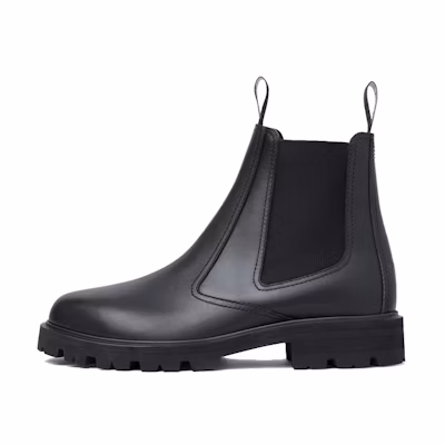 CELINE Soft Calfskin Ankle Boots 'Black'