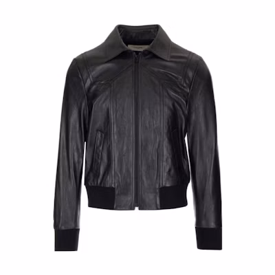 Celine Solid Color Zip Pocket Jacket - Black 2E499280D-38NO