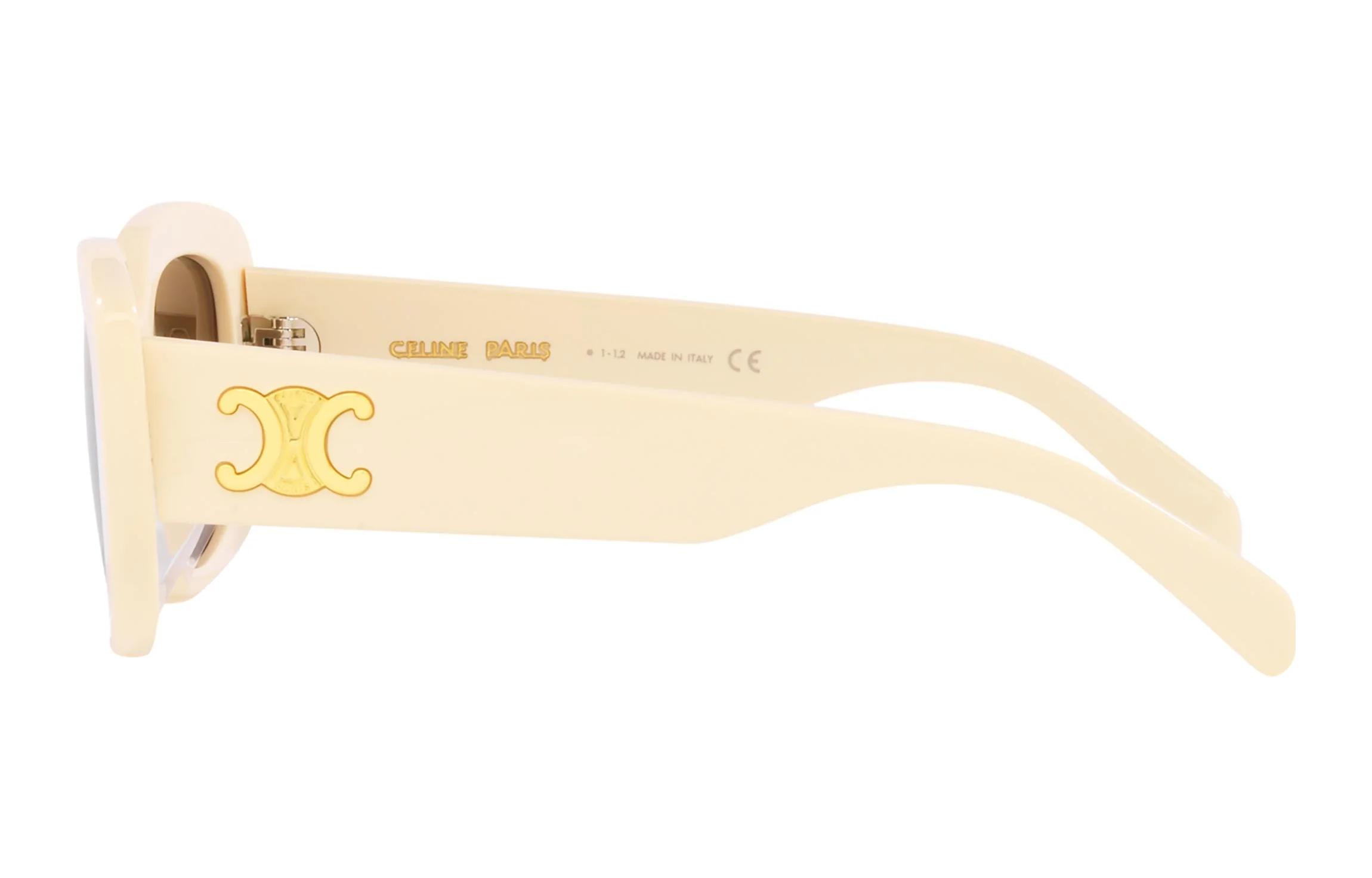 Shop Gafas de Sol Cuadradas de Acetato CELINE Unisex Estilo Pareja Moda. CL40216U-25E