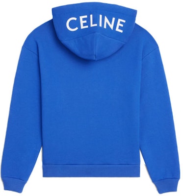 CELINE SS21 Blue Logo Print Fleece Pullover Sweatshirt. 2Y499052H-07KW Order CELINE SS21 Blue Logo Print Fleece Pullover Sweatshirt. 2Y499052H-07KW