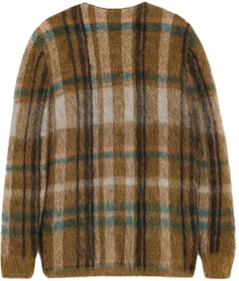 CELINE SS21 グリーン チェック モヘア カーディガン セーター ジャケット 2A32J204L-30GN Lookbook CELINE SS21 グリーン チェック モヘア カーディガン セーター ジャケット 2A32J204L-30GN