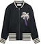 Order CELINE SS22 90s Satin Palm Tree Varsity Jacket Black 2V57H851C-38NO
