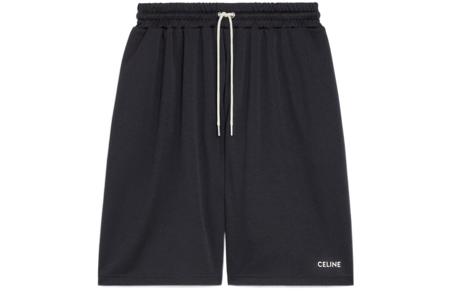 Order CELINE SS22  Black Double-Sided Knit Casual Shorts. 2Z144121O-38NO