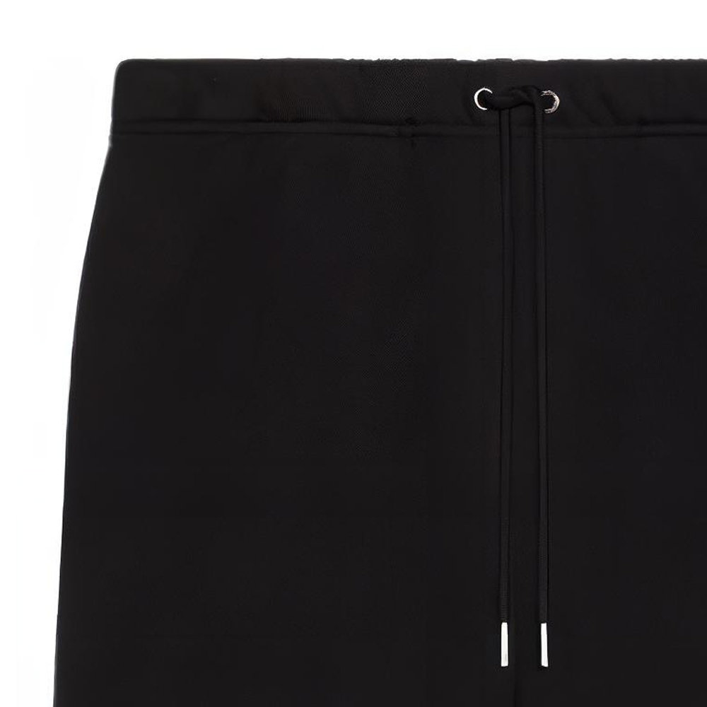 Purchase CELINE SS22  Black Drawstring Embroidered Letter Casual Shorts. 2Z063670Q-38AW