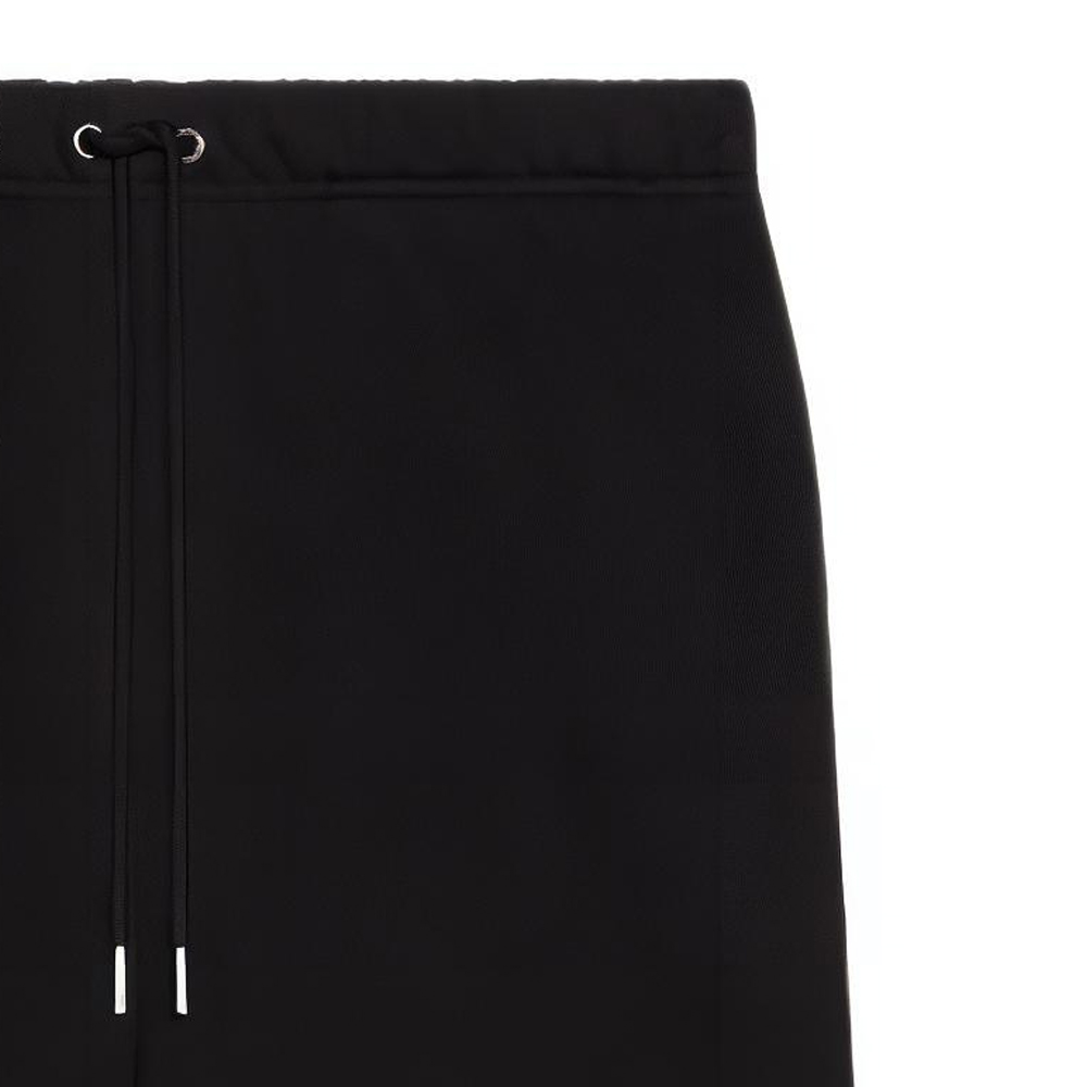 Details for CELINE SS22  Black Drawstring Embroidered Letter Casual Shorts. 2Z063670Q-38AW