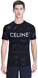 CELINE SS22 黑色字母印花短袖T恤 2X62A950P-38AW Shop CELINE SS22 黑色字母印花短袖T恤 2X62A950P-38AW