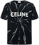 Buy CELINE SS22 Kaos Crewneck Hitam Tie-Dye Logo Print 2X820643O-38AW