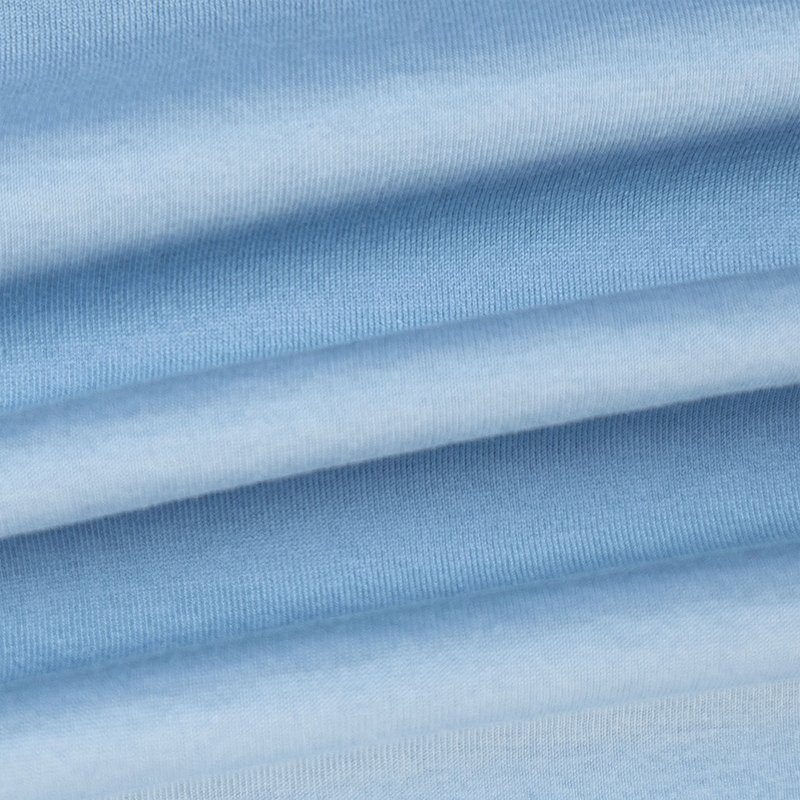 Sizing CELINE SS22 蓝色修身棉质短袖标志针织T恤 2X681671Q-05WL