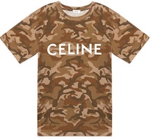 CELINE SS22 Camouflage Logo Loose Fit T-Shirt - Camo Color. 2X681246Q-08CW CELINE SS22 Camouflage Logo Loose Fit T-Shirt - Camo Color. 2X681246Q-08CW