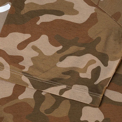 CELINE SS22 Camouflage Logo Loose Fit T-Shirt - Camo Color. 2X681246Q-08CW 4