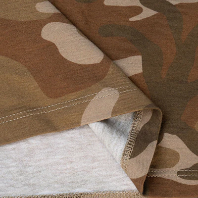 CELINE SS22 Camouflage Logo Loose Fit T-Shirt - Camo Color. 2X681246Q-08CW 1