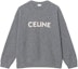 Buy Suéter Gris CELINE SS22 con Logo. 2A11X667Q-09GM