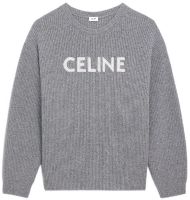 Suéter Gris CELINE SS22 con Logo. 2A11X667Q-09GM Order Suéter Gris CELINE SS22 con Logo. 2A11X667Q-09GM