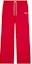 Order 셀린느 SS22 레드 로고 프린트 니트 와이드 레그 트랙 팬츠. 2Z135121O-27RO