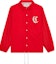 Buy Jaket CELINE SS22 Merah dengan Logo Print. 2W544495M-27ED