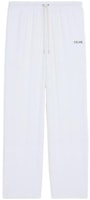 CELINE SS22 White Knit Jogger Pants - Straight Cut Sportswear. 2Z198121O-01BC CELINE SS22 White Knit Jogger Pants - Straight Cut Sportswear. 2Z198121O-01BC