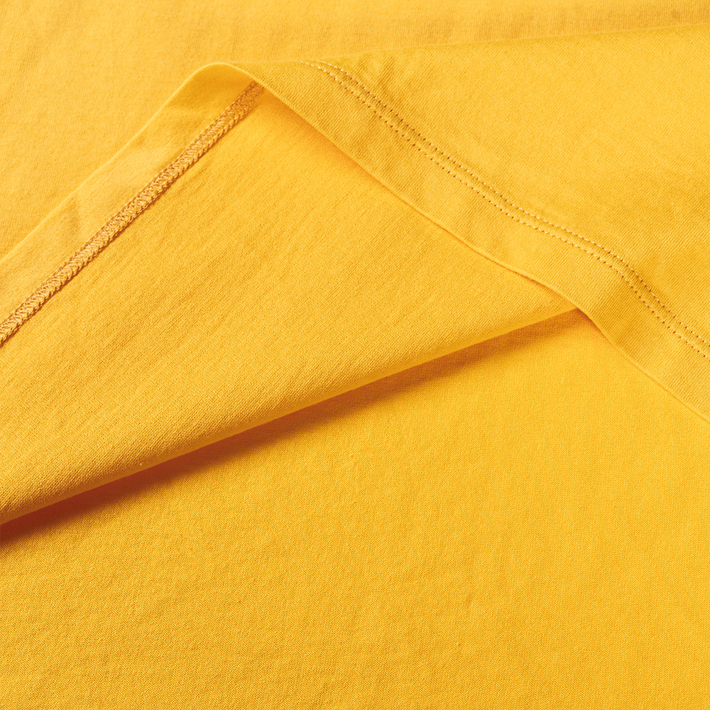 Details for CELINE SS22 黃色寬鬆版印花品牌圓領T恤。 2X681671Q-11MD