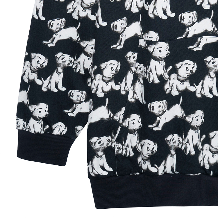 Sizing Sudadera Oversize Negra con Estampado Animal CELINE SS22. 2Y641427Q-38AW