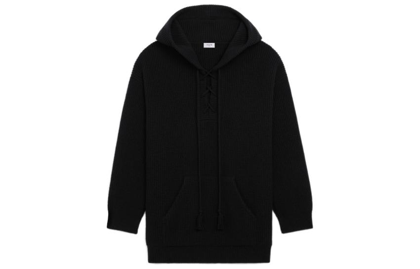 CELINE SS22 Artist Jacquard Wool Sweater Men’s Black 2A53W489Q-38OW