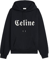 CELINE SS22 Cosmic Cruiser Limited Black Fleece Logo Sweatshirt for Men. 2Y700670Q-38AW CELINE SS22 Cosmic Cruiser Limited Black Fleece Logo Sweatshirt for Men. 2Y700670Q-38AW