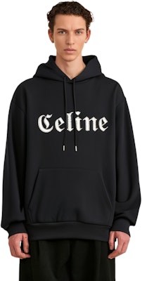 Sudadera Negra Lim. de Lana con Logo CELINE SS22 Cosmic Cruiser para Hombre. 2Y700670Q-38AW Shop Sudadera Negra Lim. de Lana con Logo CELINE SS22 Cosmic Cruiser para Hombre. 2Y700670Q-38AW