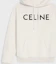 Details for CELINE SS22 字母印花寬鬆連帽上衣 奶油色長袖毛衣 2Y321670Q-01CB