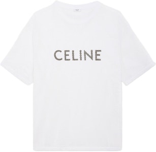 CELINE SS22 男士白色Logo印花設計圓領T恤。 2X59A950P-01EA Buy CELINE SS22 男士白色Logo印花設計圓領T恤。 2X59A950P-01EA