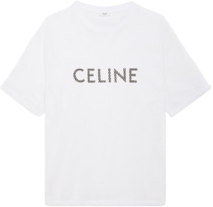 CELINE SS22 男士白色Logo印花設計圓領T恤。 2X59A950P-01EA Order CELINE SS22 男士白色Logo印花設計圓領T恤。 2X59A950P-01EA