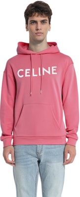 CELINE SS22 粉色連帽上衣 羊毛長袖款式附品牌標誌 2Y321670Q-25FE Shop CELINE SS22 粉色連帽上衣 羊毛長袖款式附品牌標誌 2Y321670Q-25FE