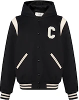 CELINE SS23 Black Contrast Patchwork Casual Button Jacket. 2V98M110R-38NO CELINE SS23 Black Contrast Patchwork Casual Button Jacket. 2V98M110R-38NO