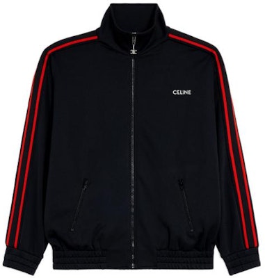 CELINE SS23 黑色字母刺繡LOGO拉鍊外套. 2Y490121O-38BR Buy CELINE SS23 黑色字母刺繡LOGO拉鍊外套. 2Y490121O-38BR