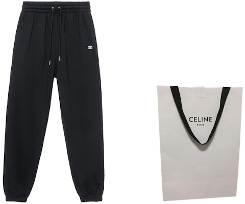 CELINE SS23 黑色标志刺绣宽松版型休闲运动裤。 2Z551450I38AW Shop CELINE SS23 黑色标志刺绣宽松版型休闲运动裤。 2Z551450I38AW