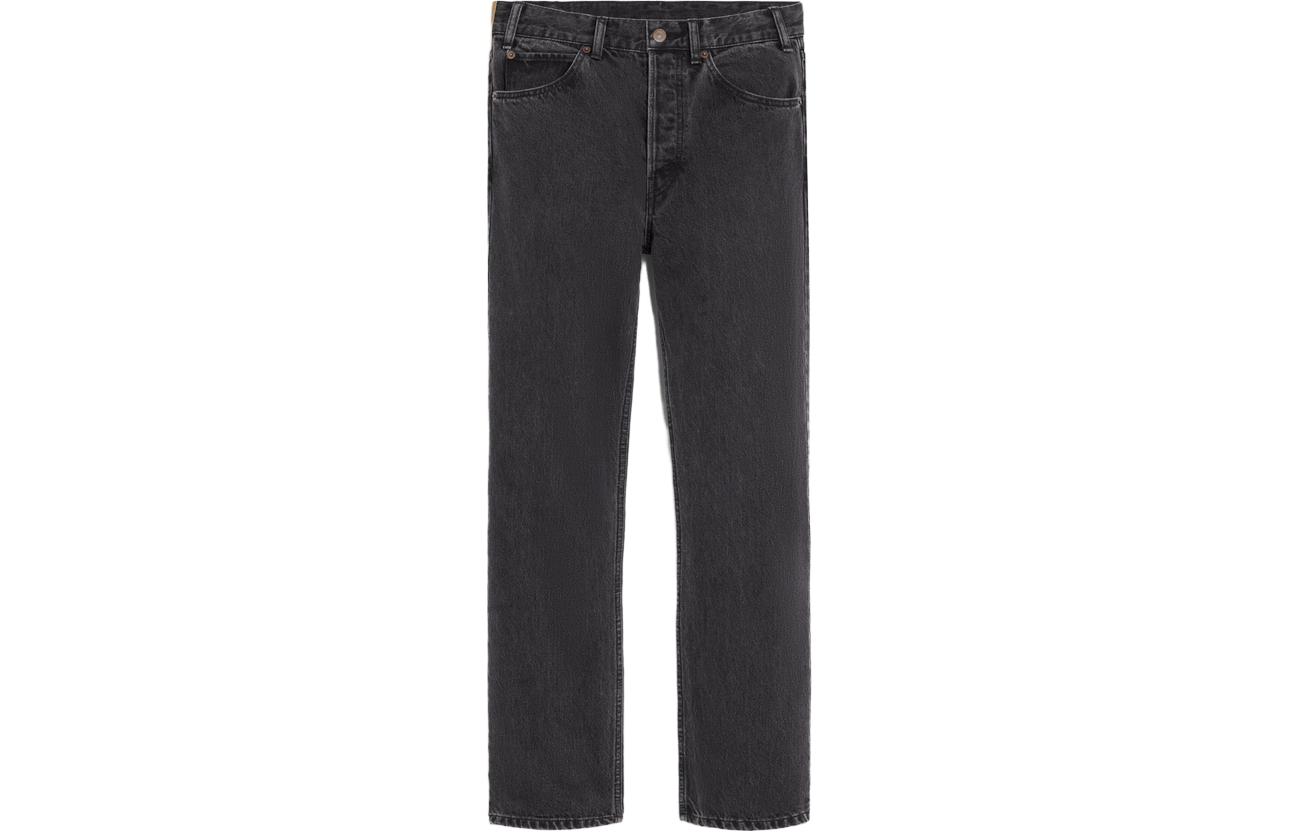 CELINE SS23  Black Straight-Leg Mid-Rise Casual Jeans. 2N574947F-38CH