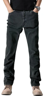 CELINE SS23 Black Straight-Leg Mid-Rise Casual Jeans. 2N574947F-38CH Lookbook CELINE SS23 Black Straight-Leg Mid-Rise Casual Jeans. 2N574947F-38CH