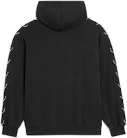 Lookbook CELINE SS23 Black Velour Sweatshirt with Circular Ring Detail. 2Y89A345F-38NS