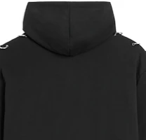 Cheap CELINE SS23 Black Velour Sweatshirt with Circular Ring Detail. 2Y89A345F-38NS