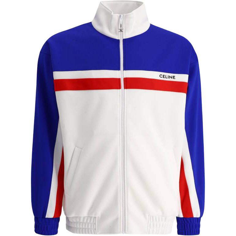 CELINE SS23  Colorblock Zip-Up Jacket with Long Sleeves - Multicolor 2Y84A121O-01XP