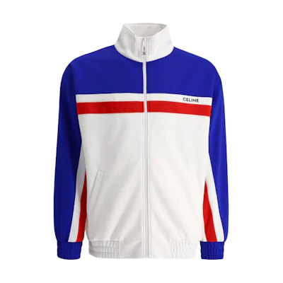 CELINE SS23 Colorblock Zip-Up Jacket with Long Sleeves - Multicolor 2Y84A121O-01XP