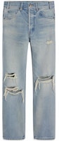CELINE SS23 Loose Low-Waist Distressed Jeans - Blue 2N574033S08WT CELINE SS23 Loose Low-Waist Distressed Jeans - Blue 2N574033S08WT