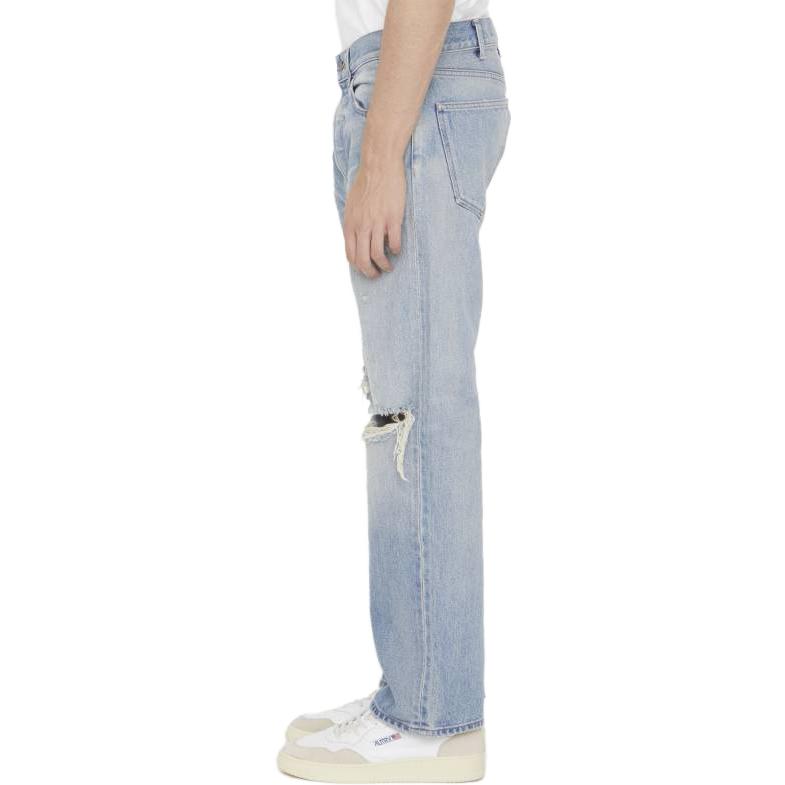 CELINE SS23  Loose Low-Waist Distressed Jeans - Blue 2N574033S08WT 圖 5