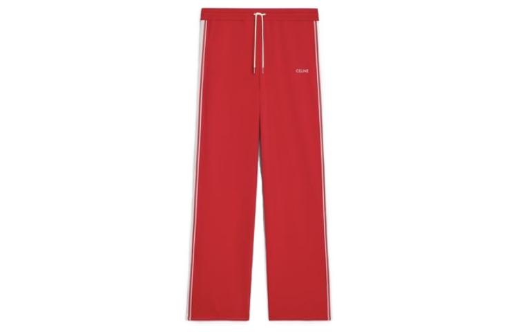 Order CELINE SS23  Red Loose Straight-Leg Casual Pants 2Z412121O27OW